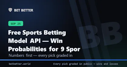 Bet Better Open Model API gallery image