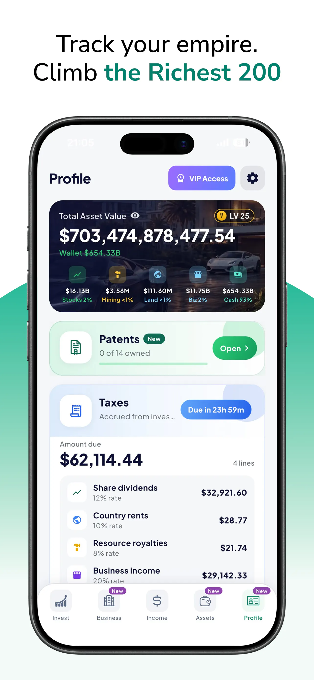 Wealthon: Idle Tycoon Life Sim gallery image