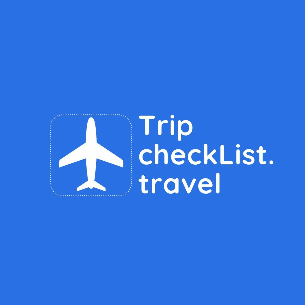 Trip checklist logo