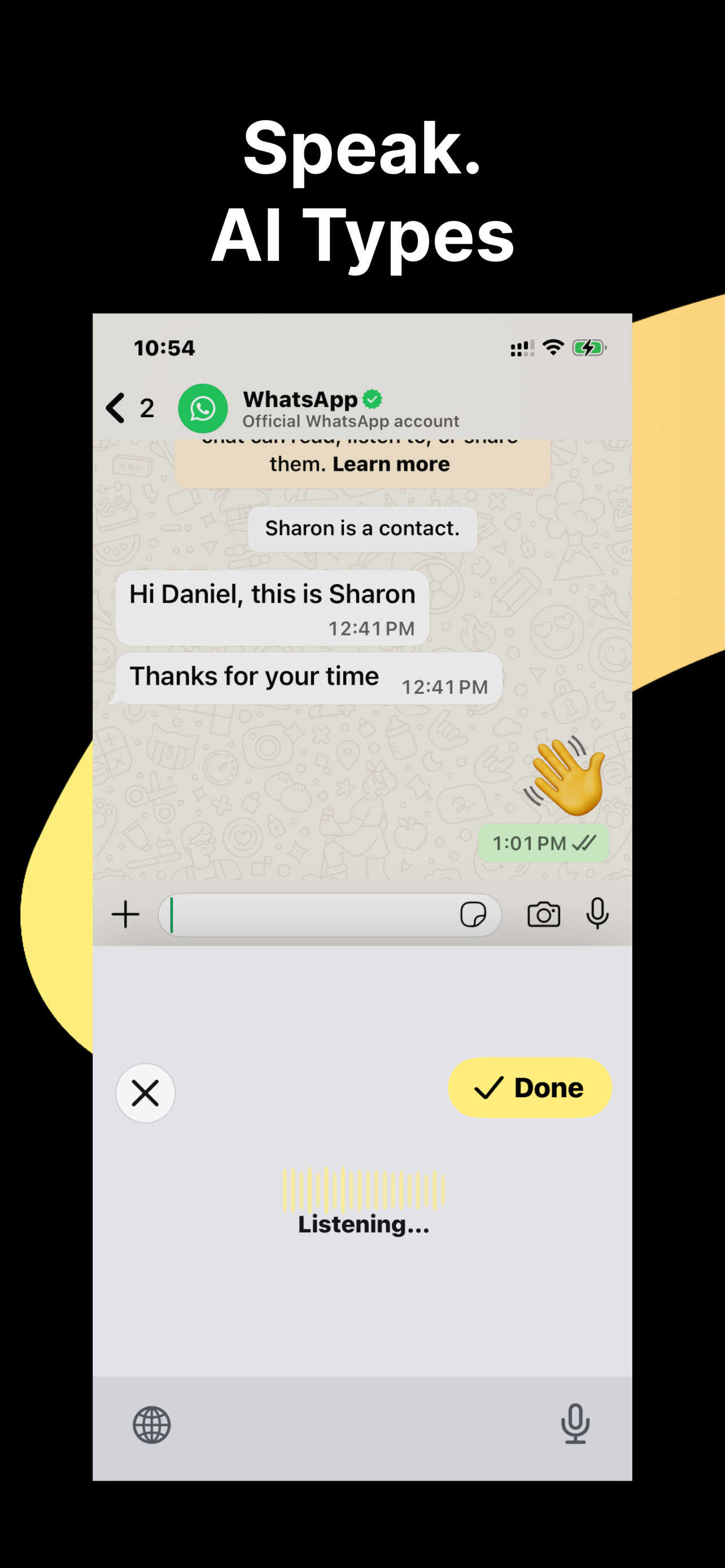 use.fo: AI Voice Typing gallery image