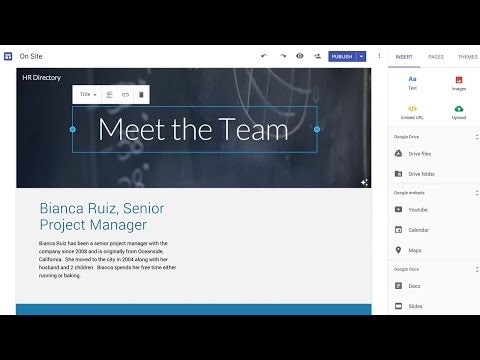 Google Sites gallery image