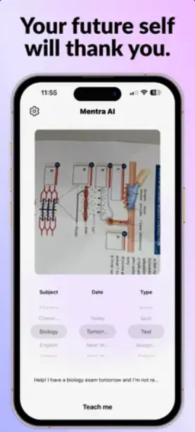 Mentra AI - Study App のプロダクトバナー