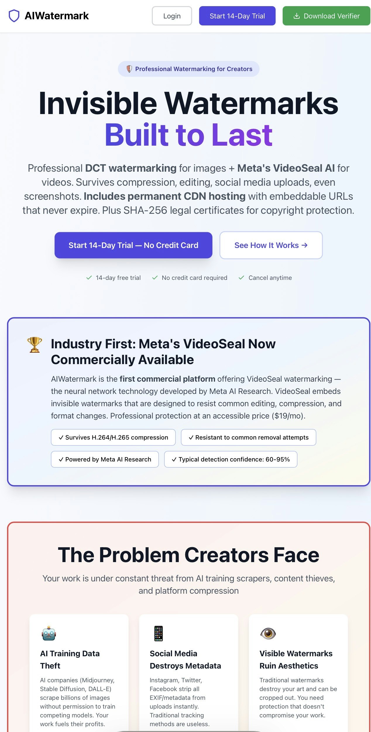 AIWatermark - Screenshot 2 showing product features and functionality