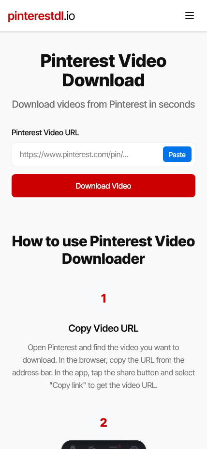 PinterestDL - Pinterest Video Downloader gallery image