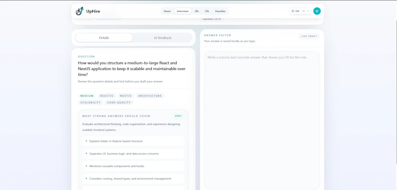 UpHire screenshot 3