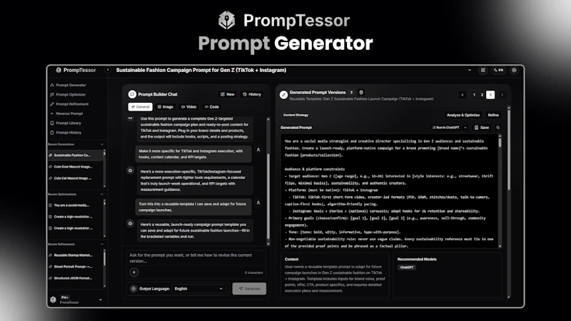 PrompTessor screenshot 3