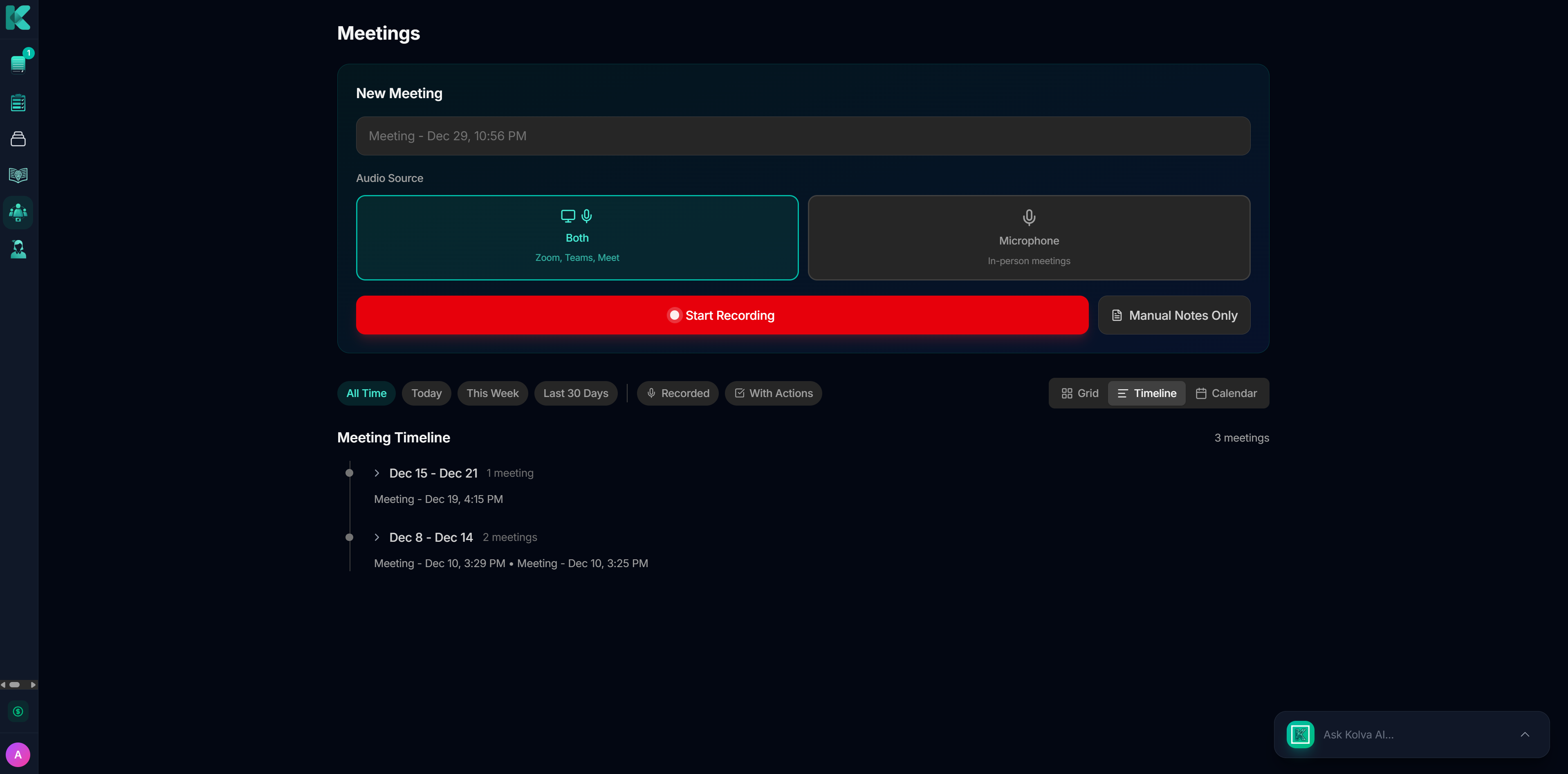 Kolva - Screenshot 2 showing product features and functionality