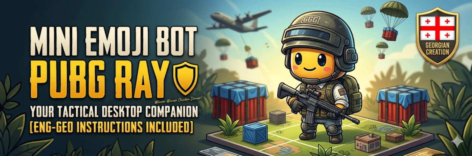 Mini Emoji Bot "PUBG Ray" screenshot 2