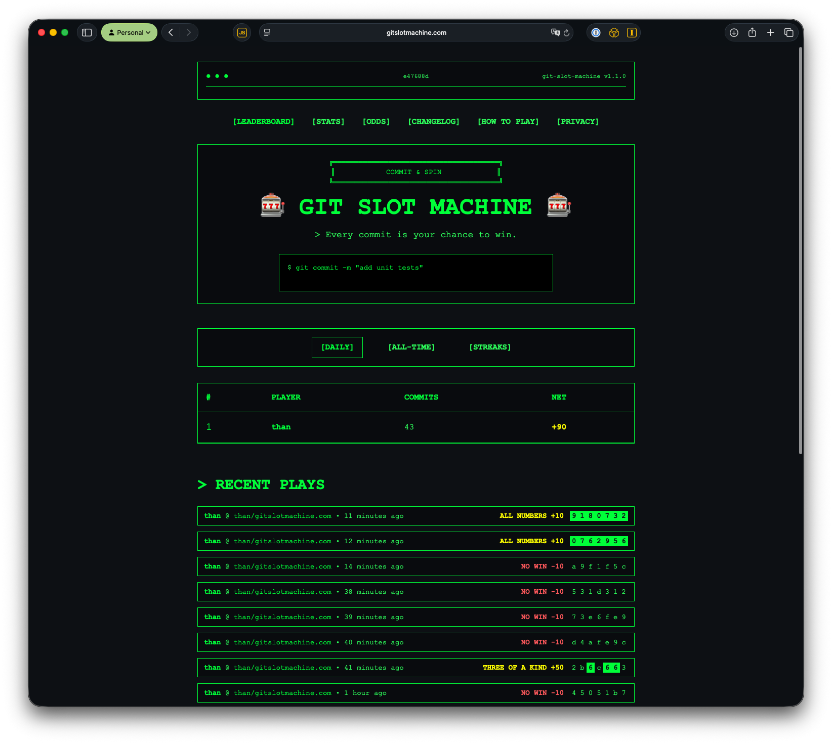 Git Slot Machine gallery image