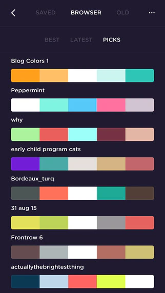 Coolors 2.0 for iOS Image