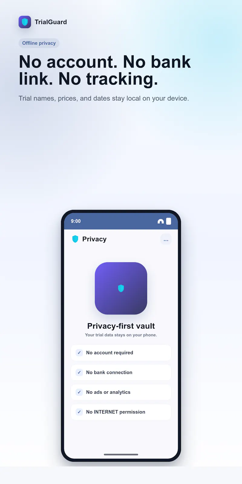 TrialGuard screenshot 1