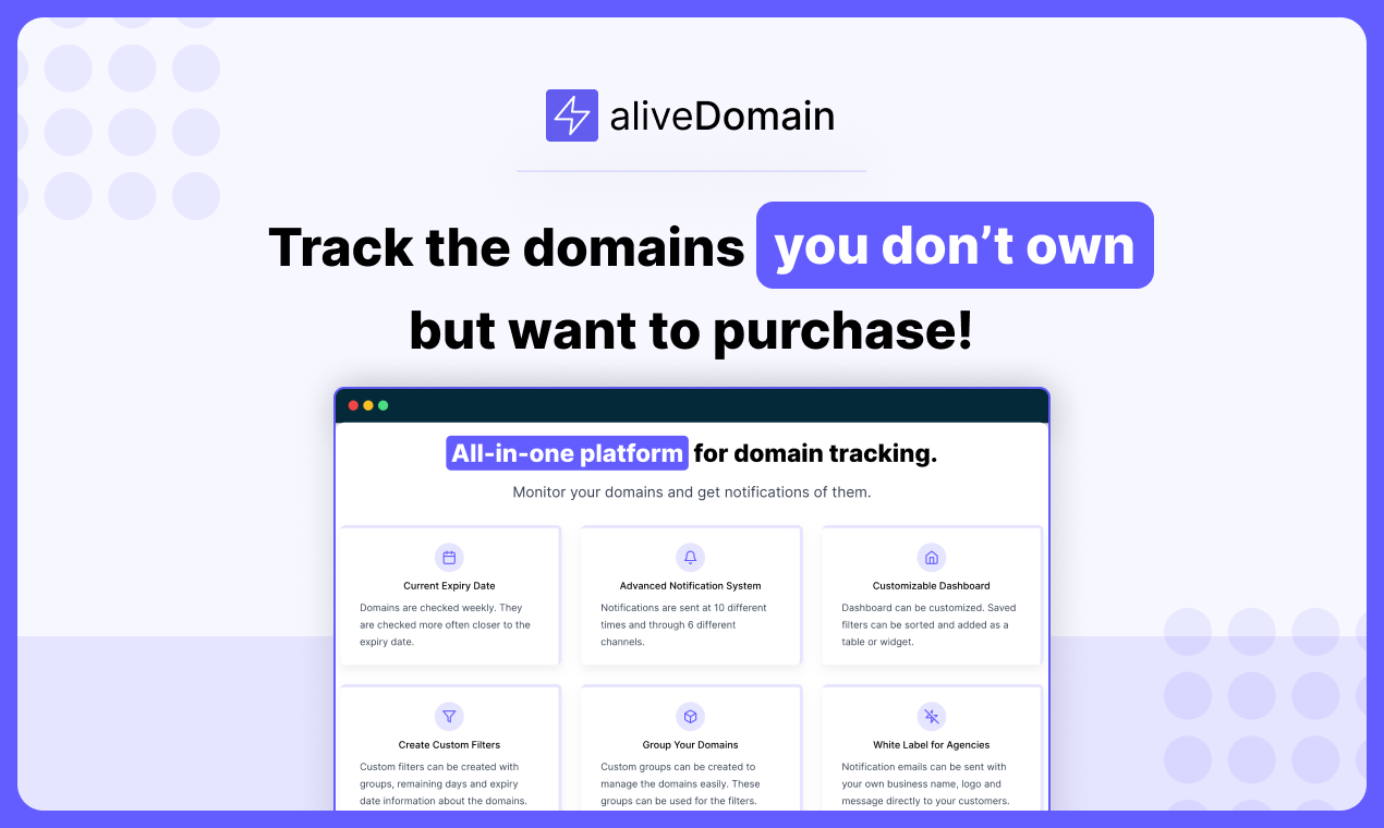 aliveDomain gallery image