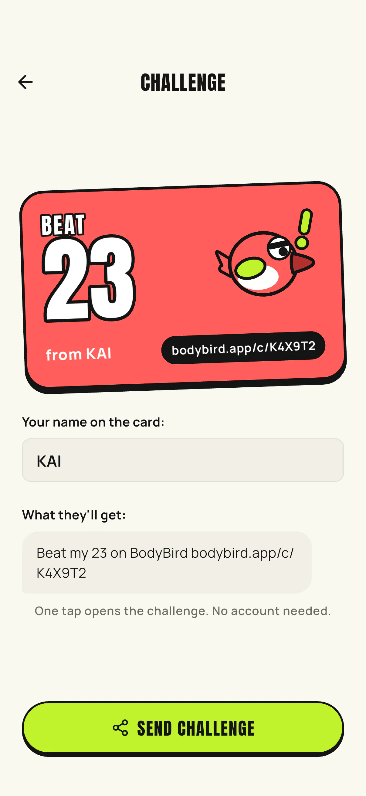 BodyBird gallery image