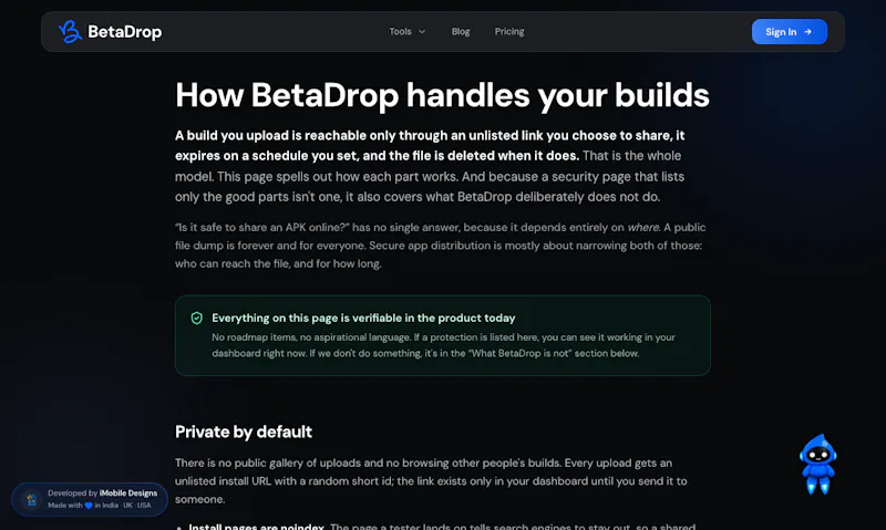 BetaDrop.app screenshot 5