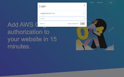 AWS Cognito Authentication for websites. media 2