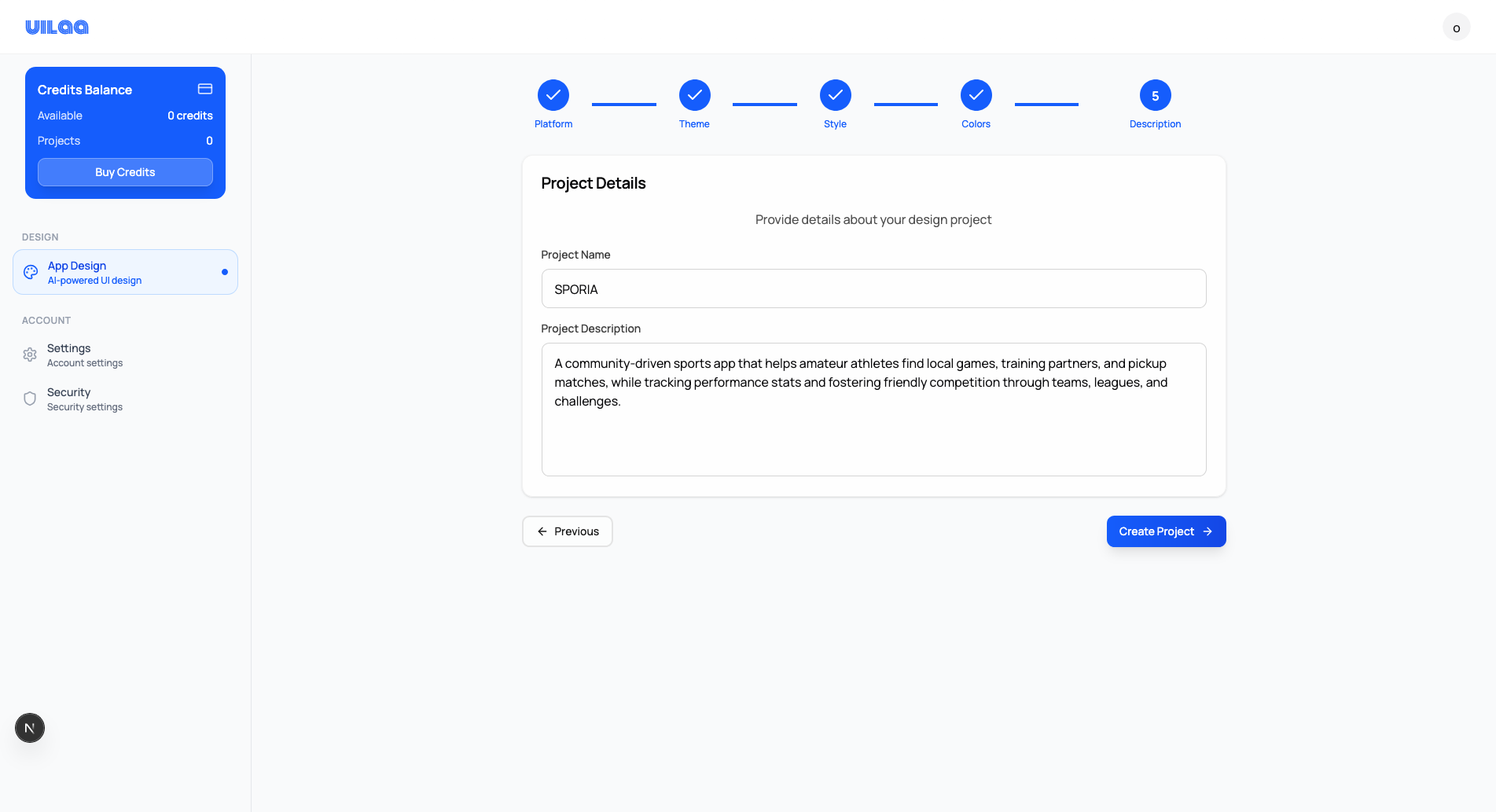 uilaa - Screenshot 5 showing product features and functionality