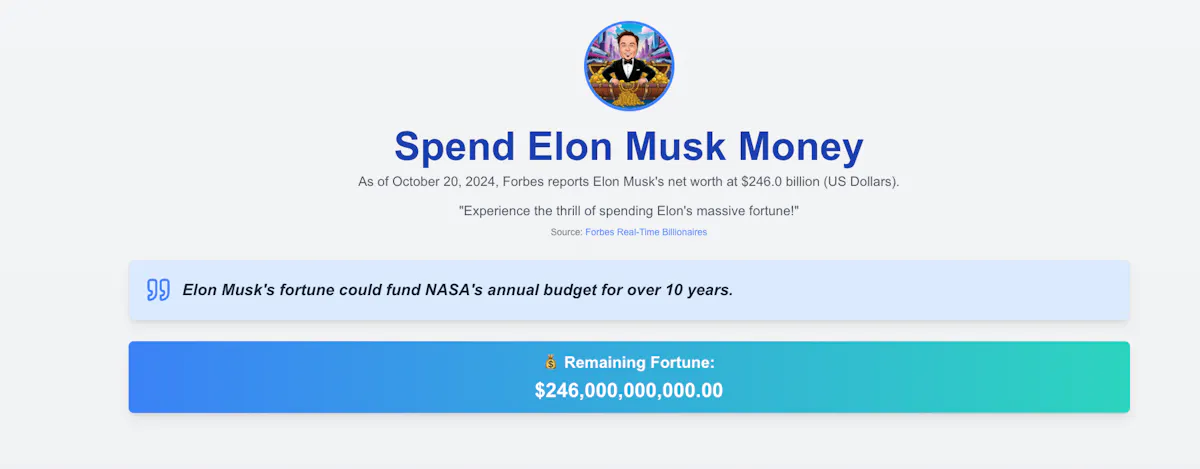 Spend Elon Musk Money