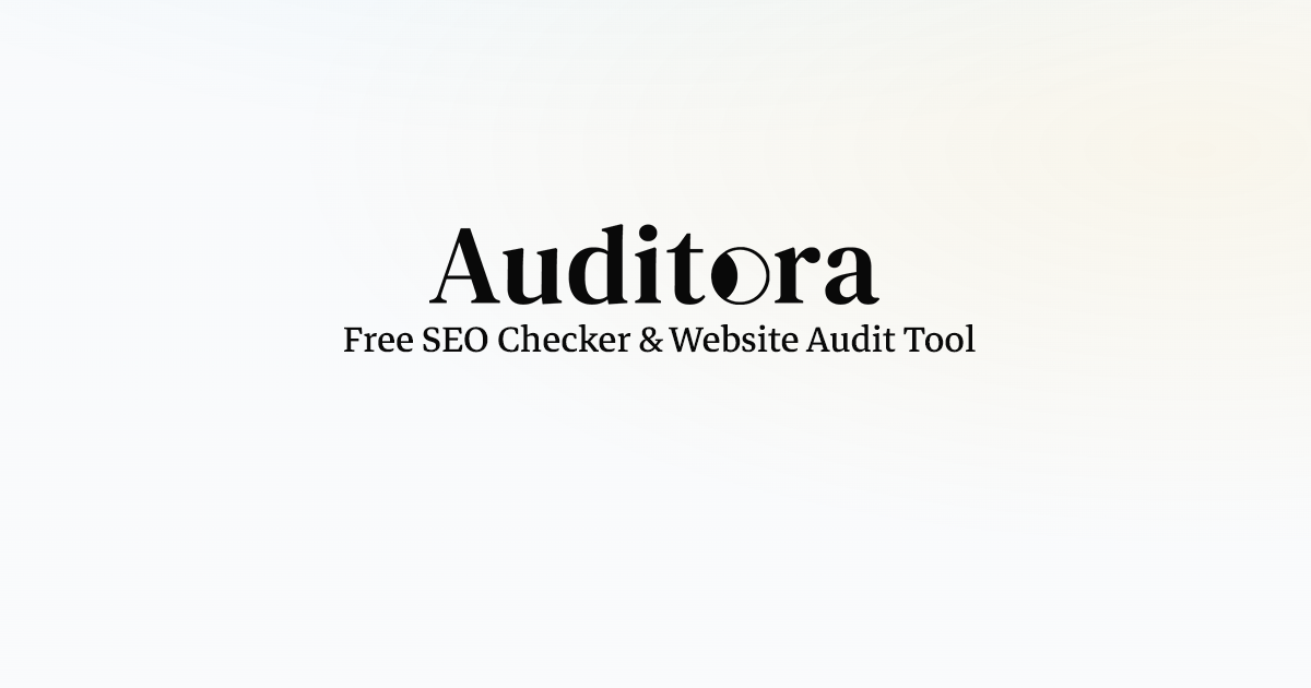 Auditora - Main product screenshot demonstrating key features and user interface