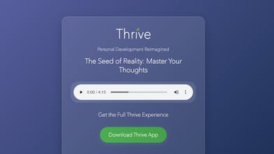 Thrive: Daily Balance in Six Minutes gallery image