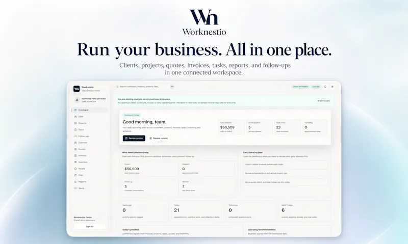 Worknestio screenshot 1