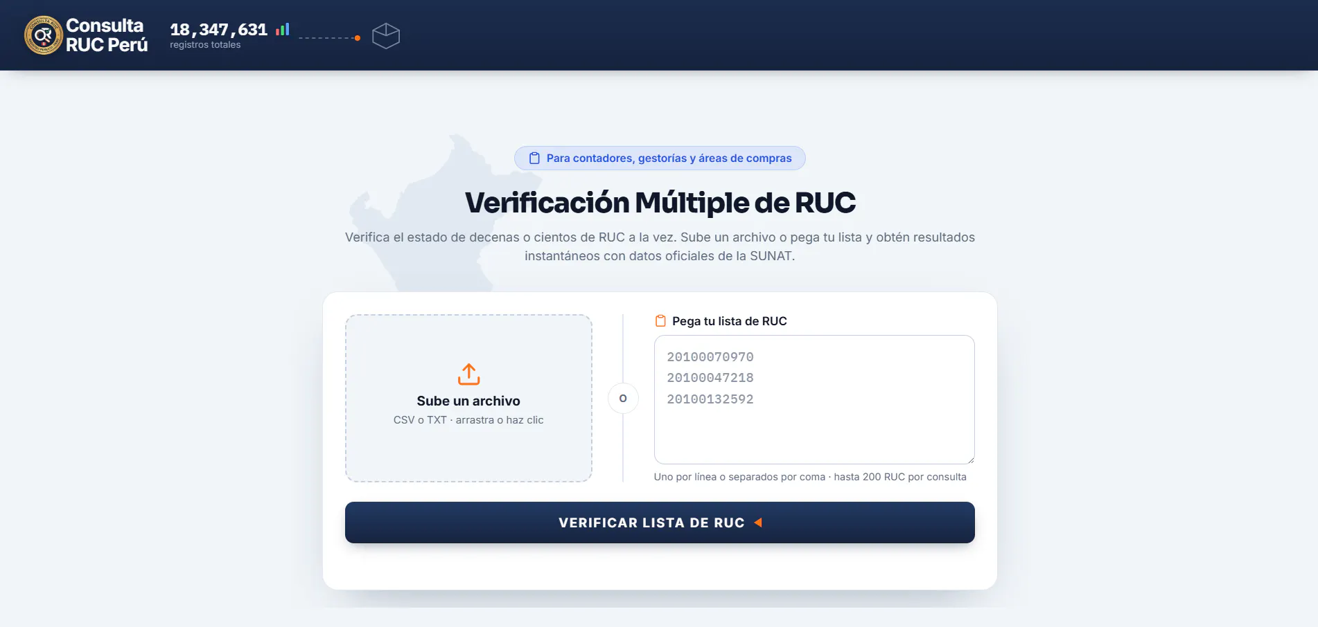 Consulta RUC Perú gallery image
