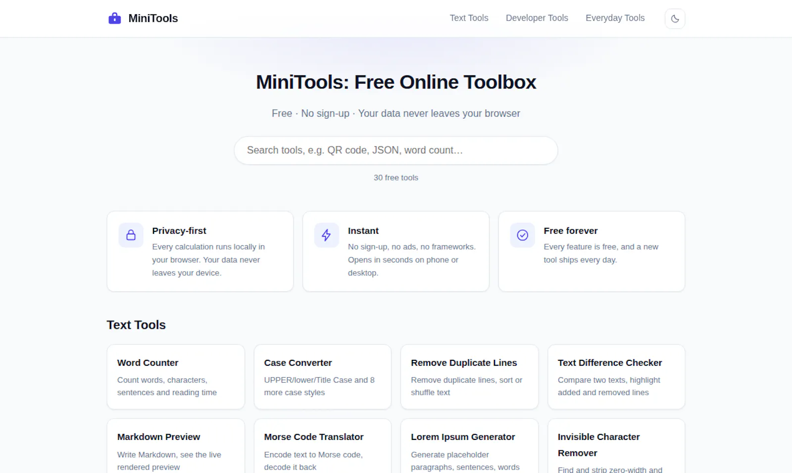 MiniTools screenshot 3
