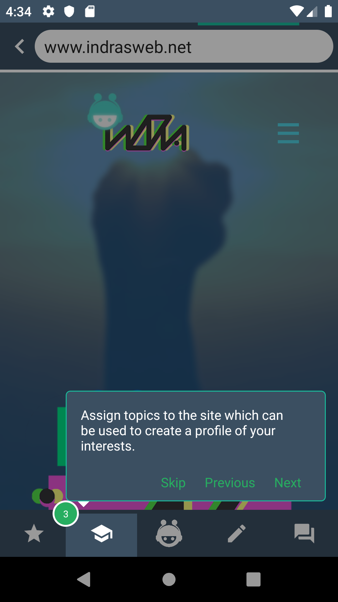 Indra Web Overlay gallery image