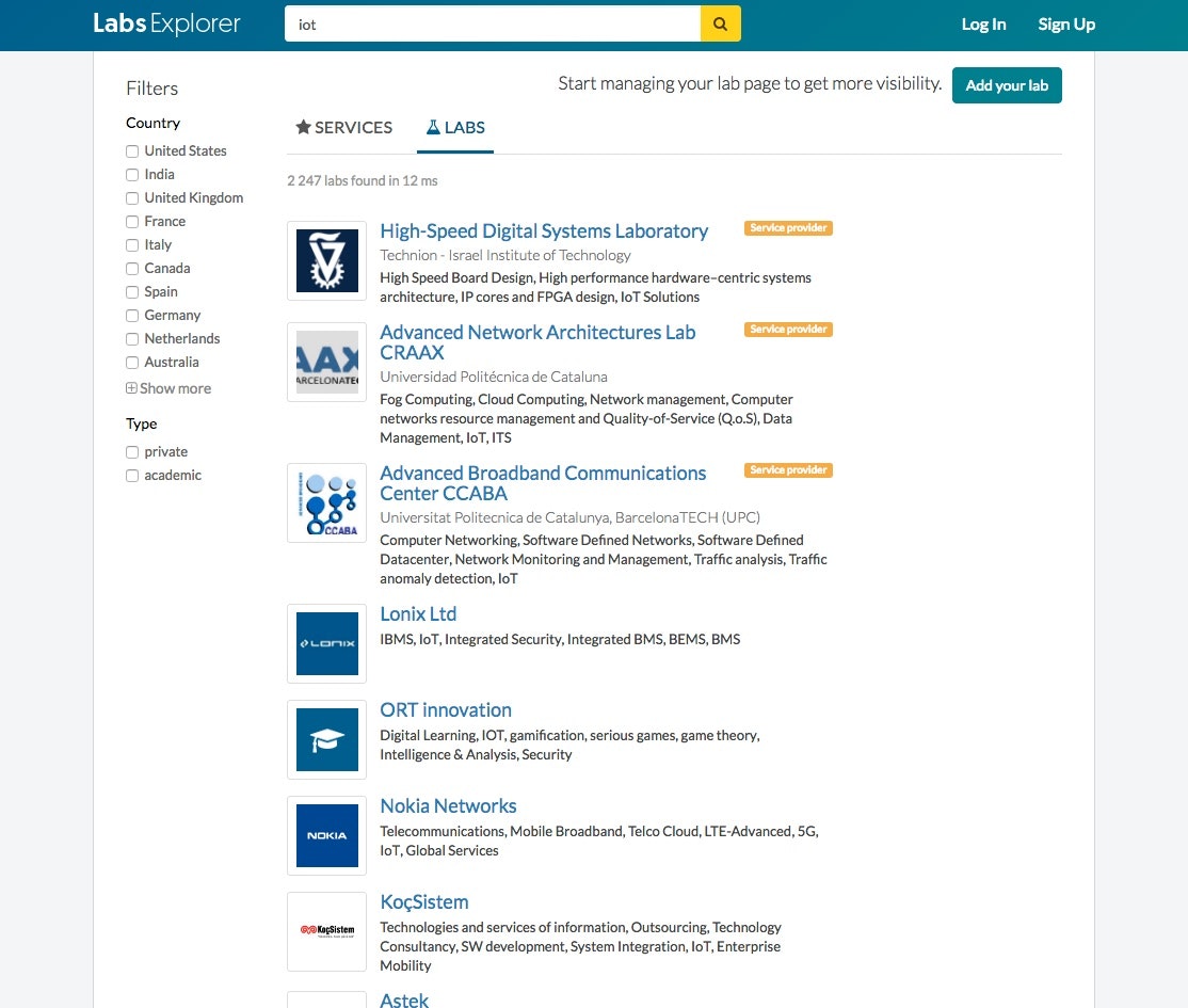 Labs Explorer gallery image
