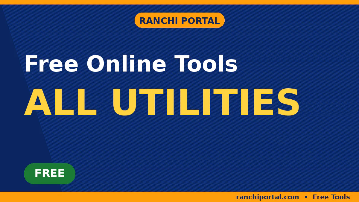 Ranchi Portal Free Tools gallery image