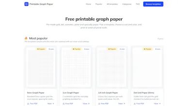 Printable Graph Paper gallery image