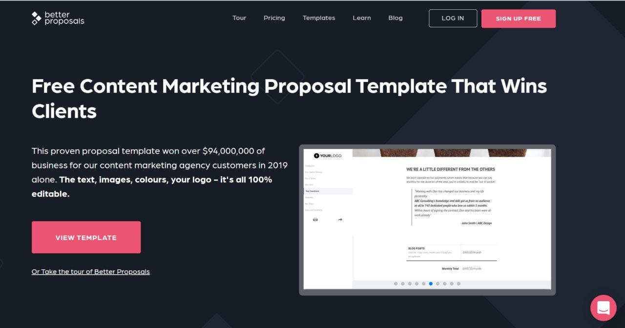 Better Proposals gallery image