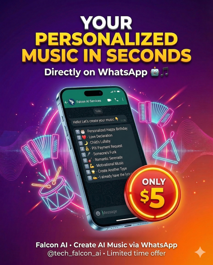Falcon: AI Photos & Songs on WhatsApp gallery image