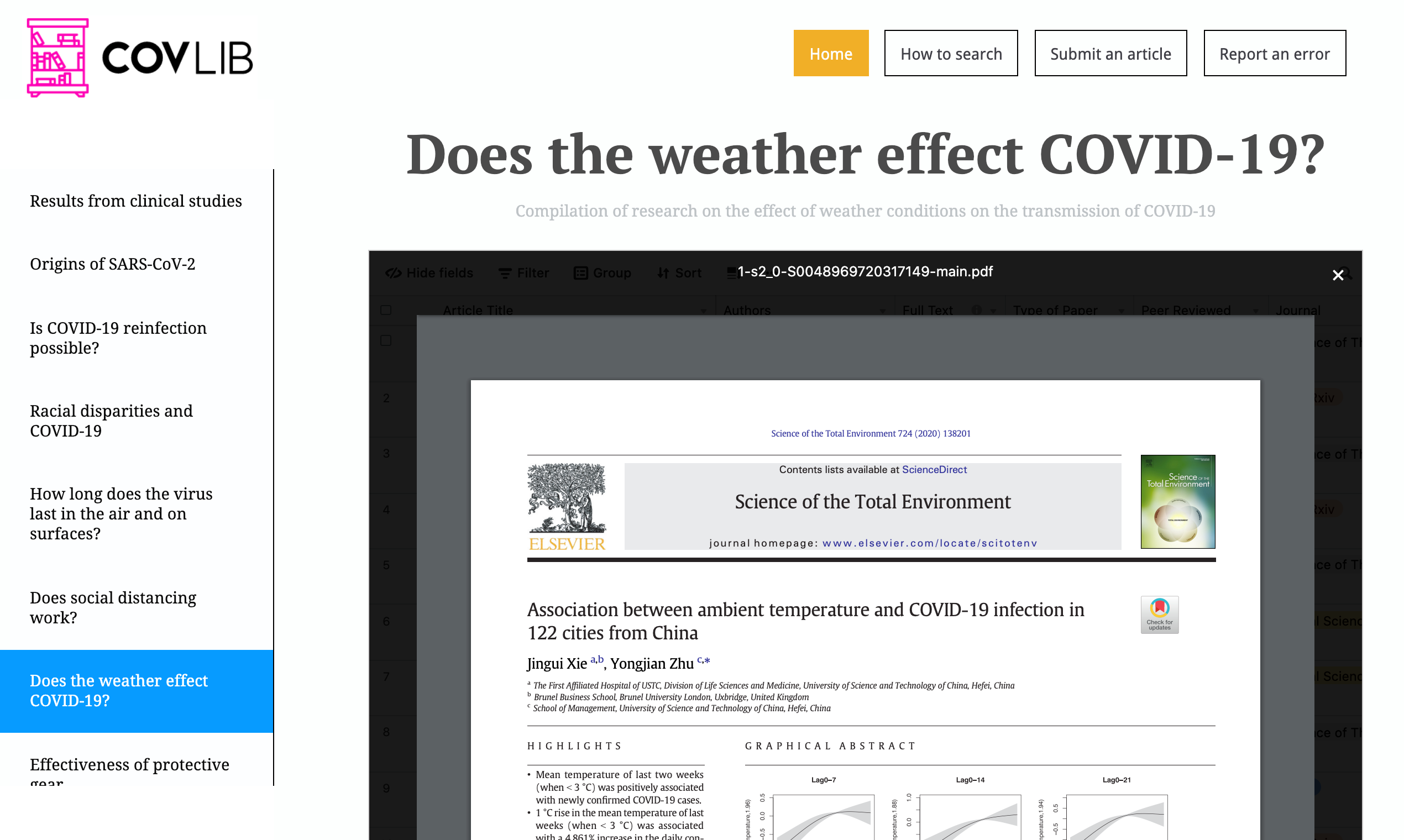 CovLib - COVID-19 Facts, Not Opinions gallery image