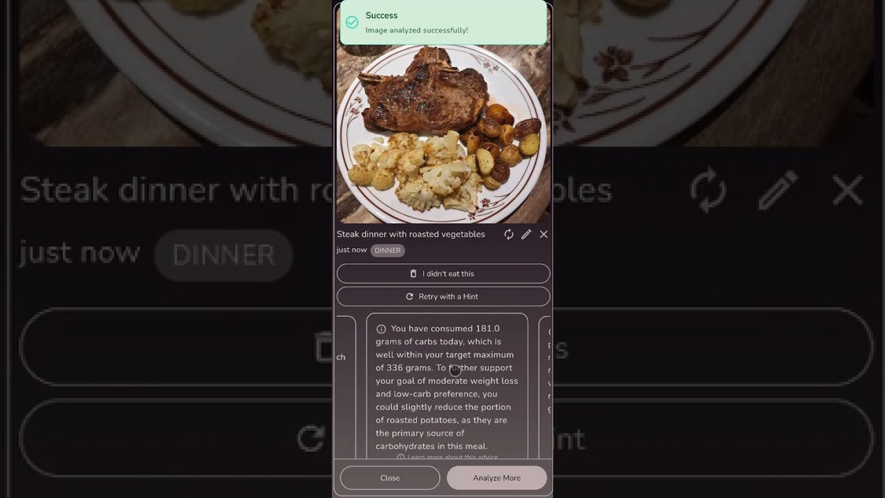 Manna Food & Glucose Tracker gallery image