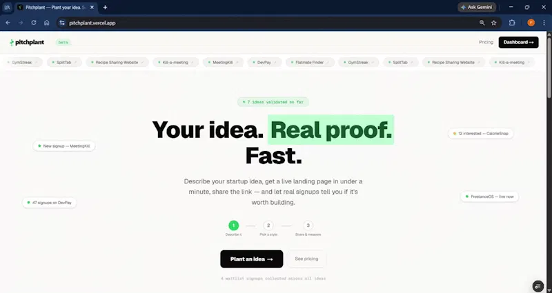 Pitchplant screenshot 1 (video preview)