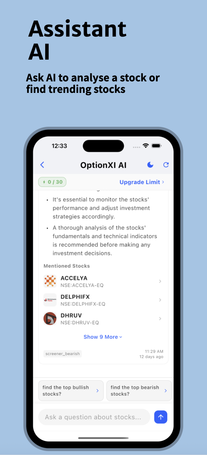 OptionXI for Android - Stock Research gallery image