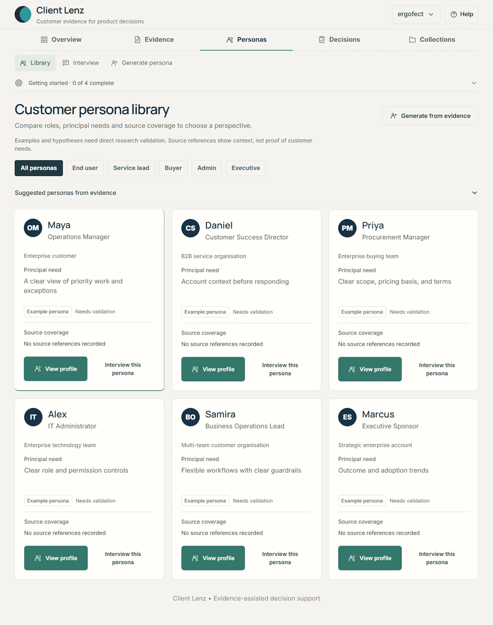 Client Lenz screenshot 5