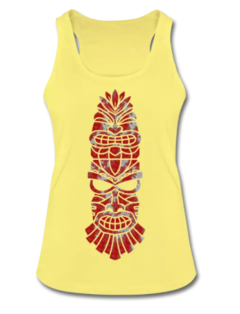 Lono - Ancient Tiki God of Fertility and Peace | Men's Organic Tribal T-shirt. gallery image