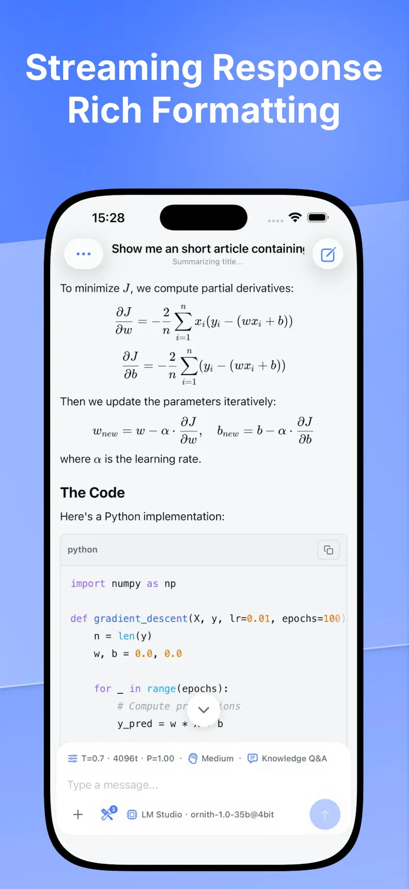 BayesChat screenshot 5