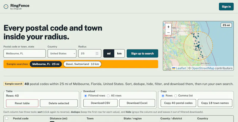 RingFence screenshot 1