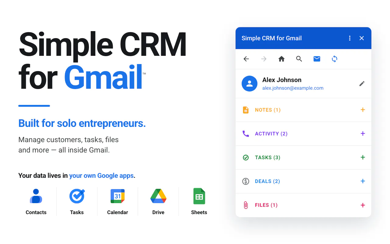 Simple CRM For Gmail™ gallery image