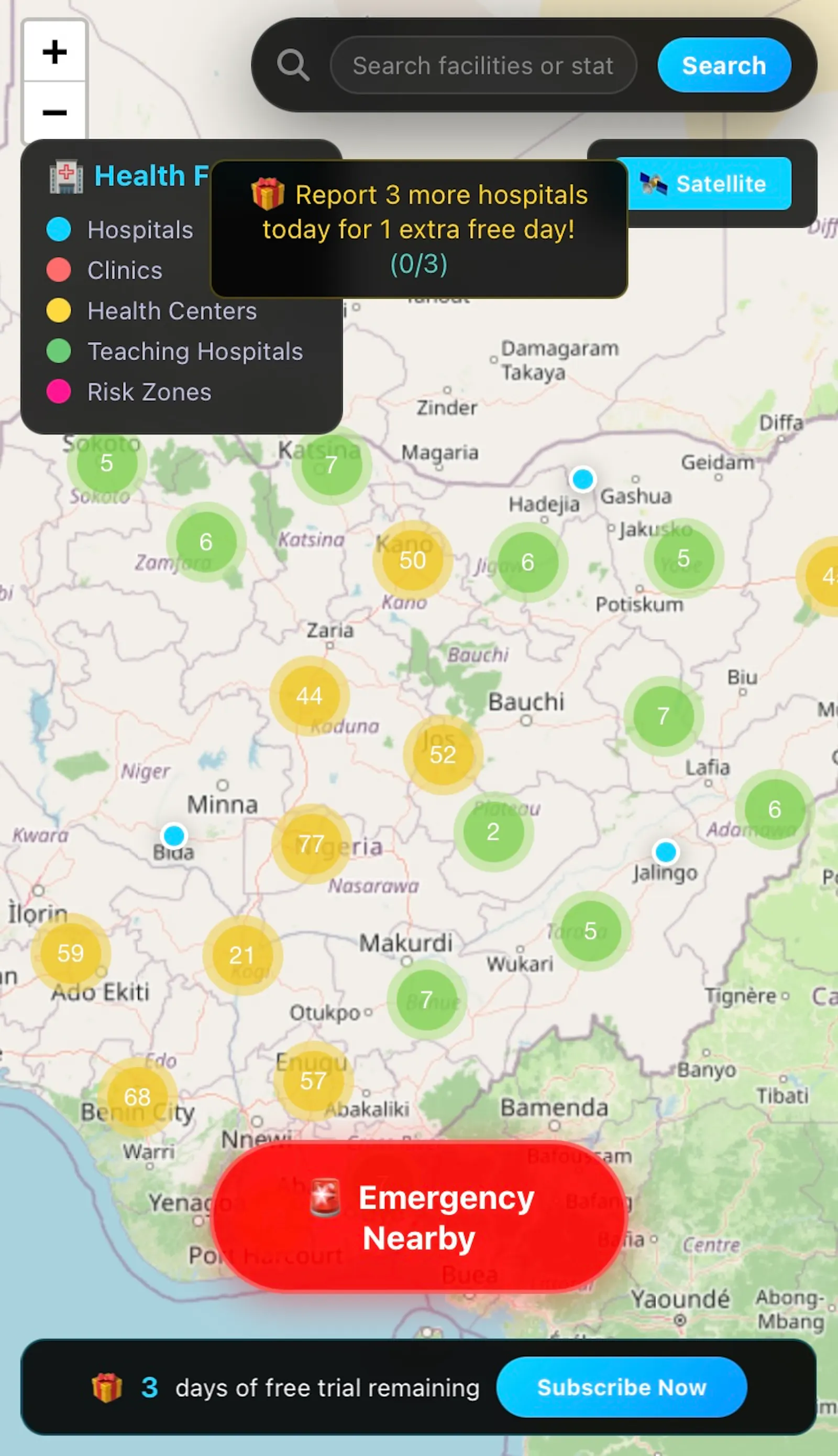 Health Risk Map Nigeria screenshot 2