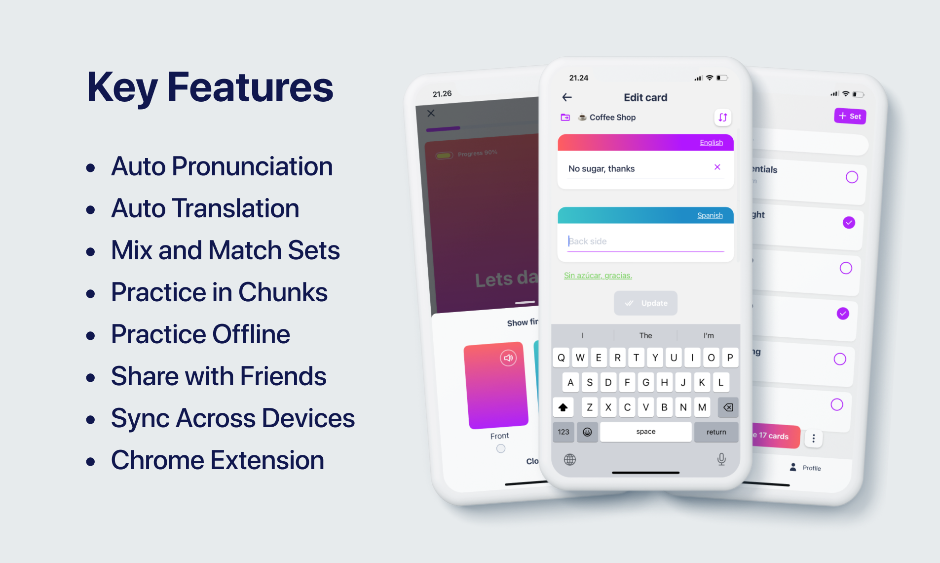 startuptile Repeet-Learn languages with flashcards