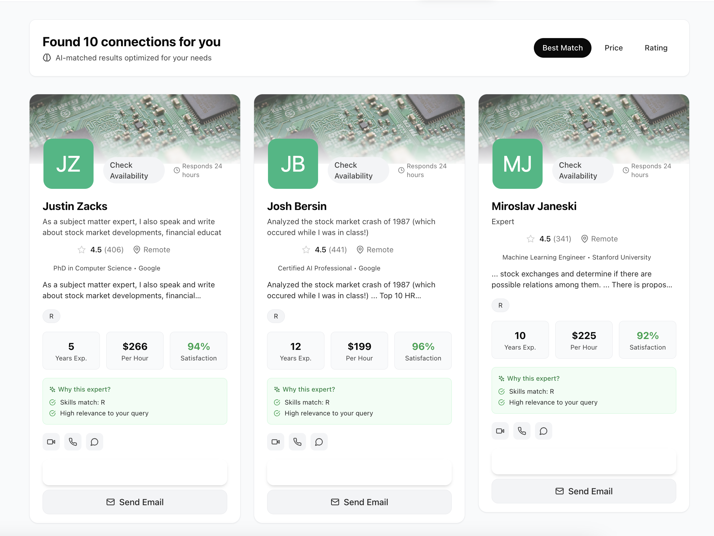 ExpertFinder AI gallery image