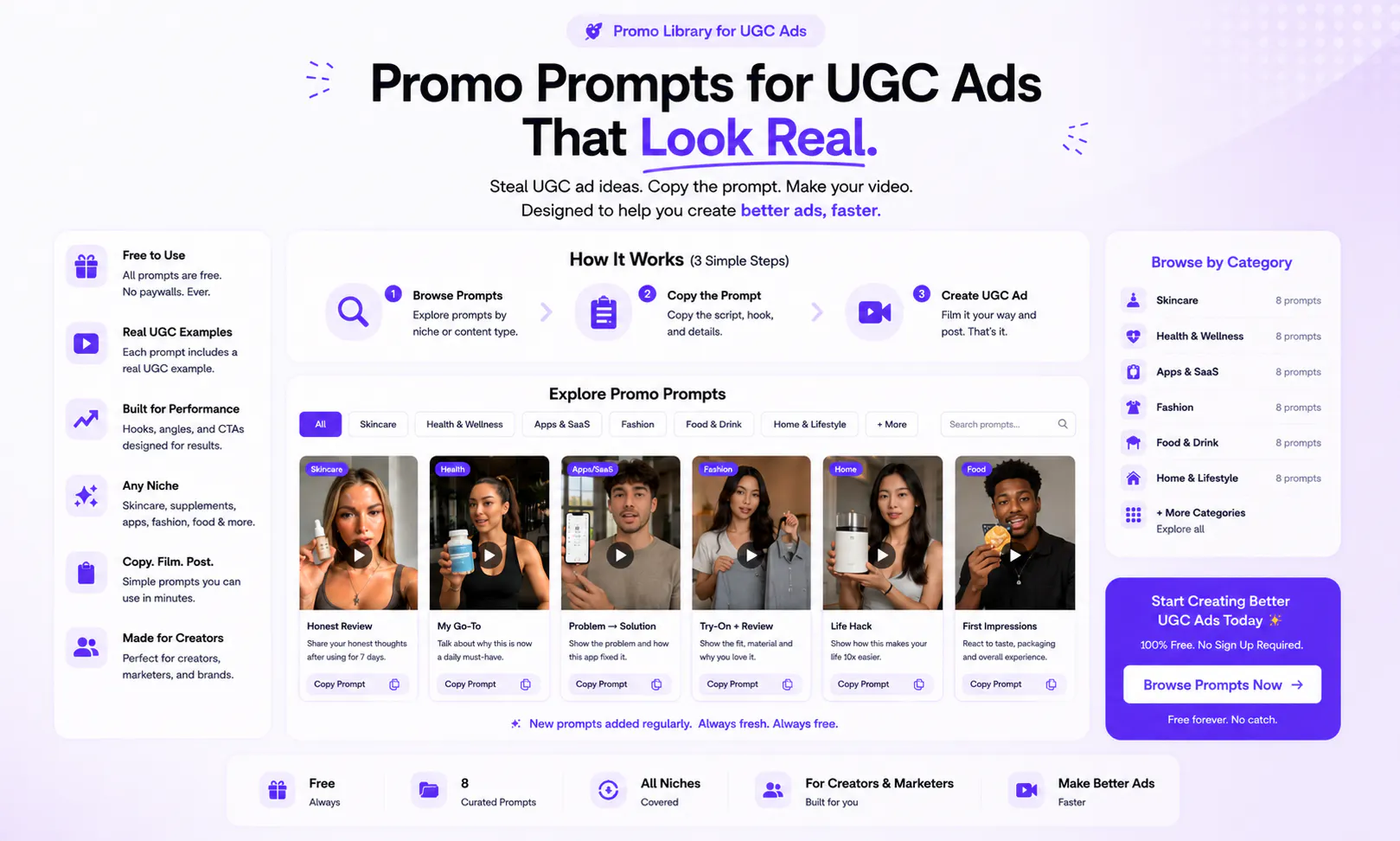 The Best AI UGC Prompts gallery image