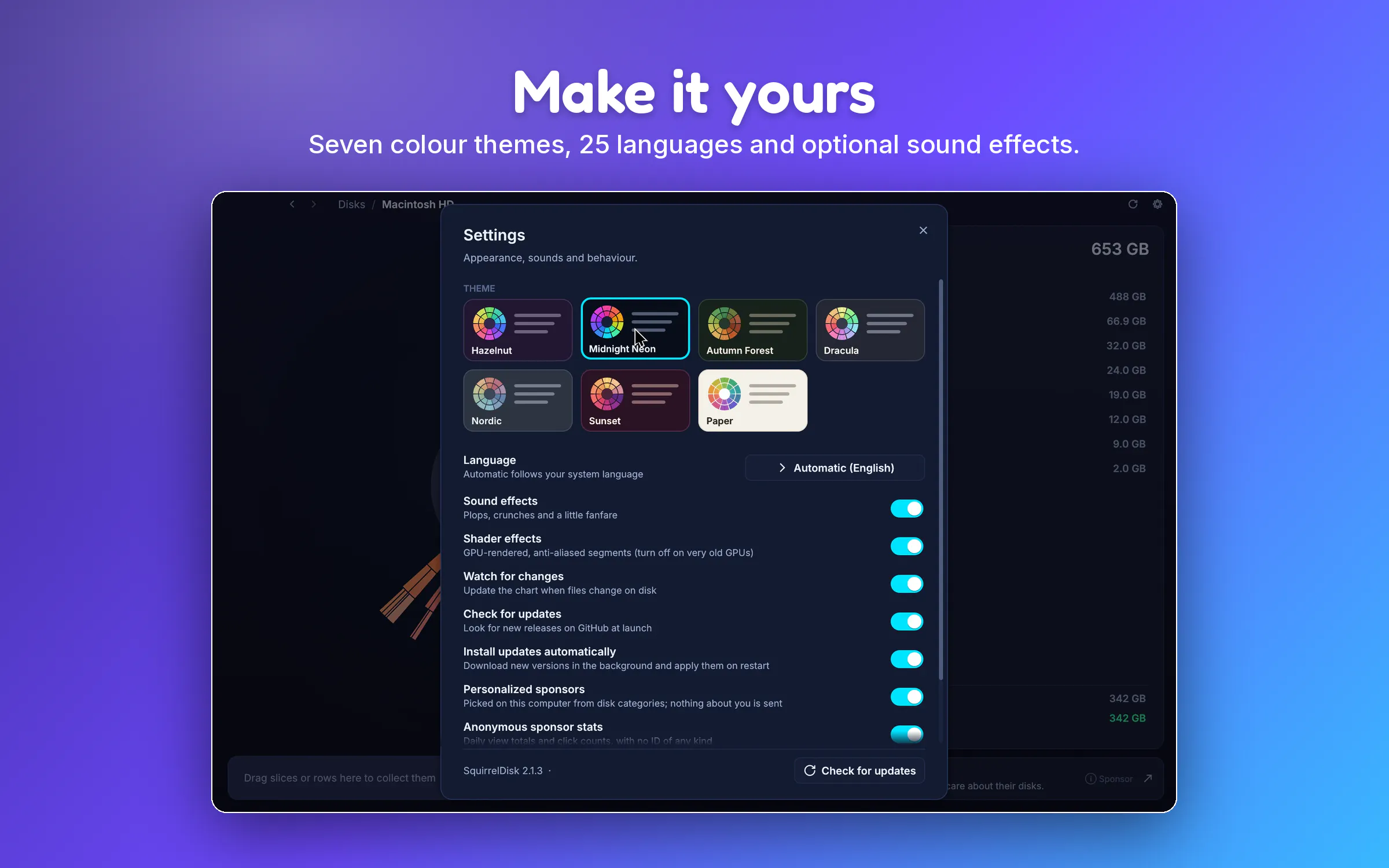SquirrelDisk 2.0 gallery image