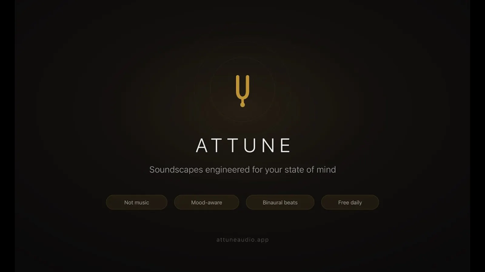 Attune Audio screenshot 1 (video preview)