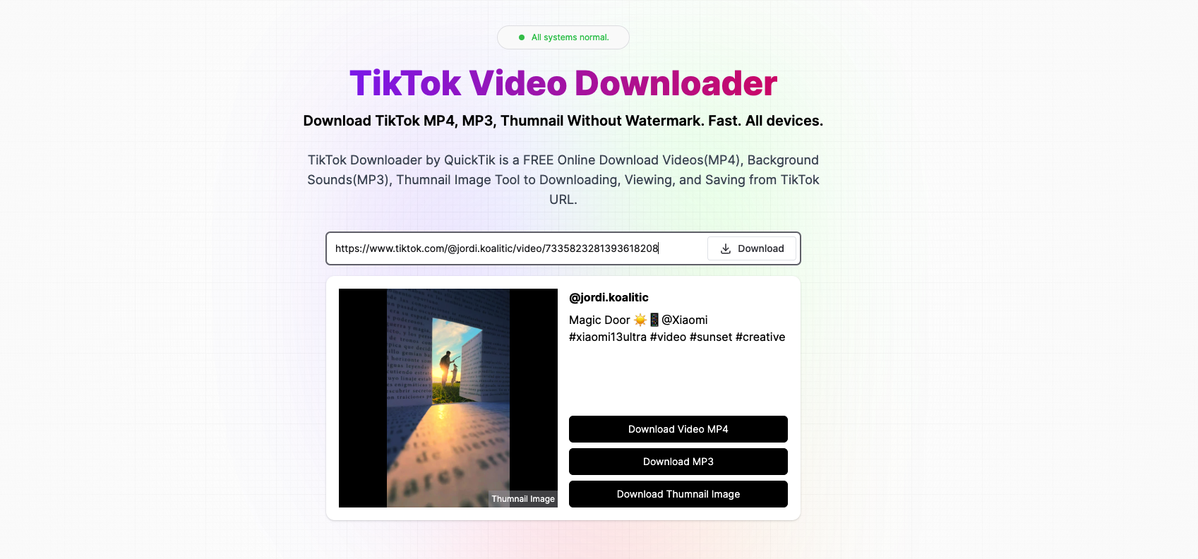 Quicktik media 3