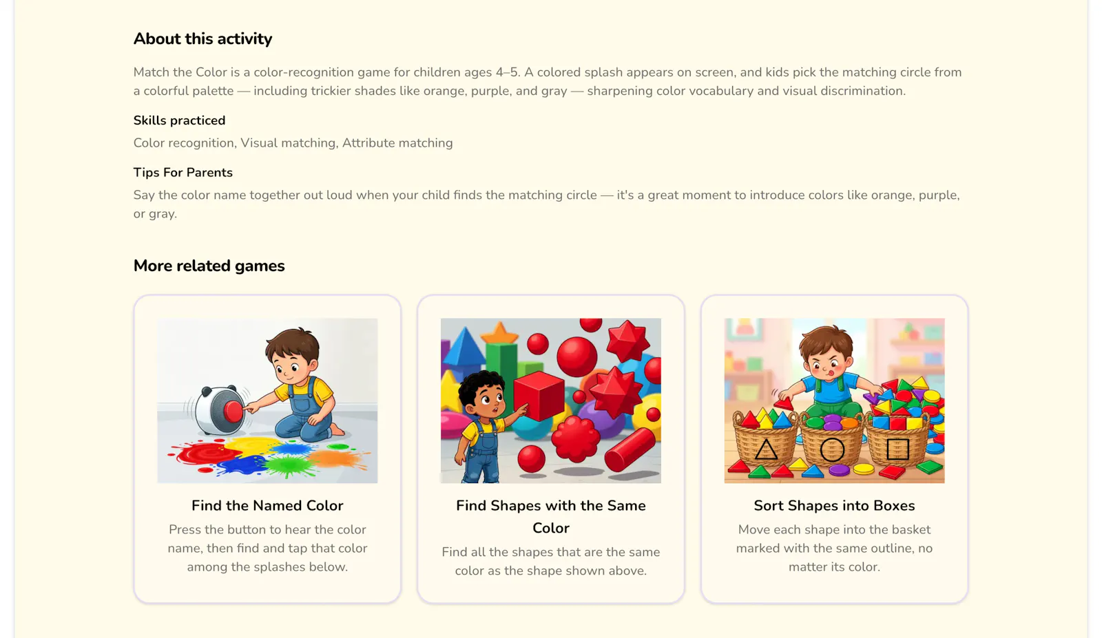 Learning Through Play for Every Child screenshot 6