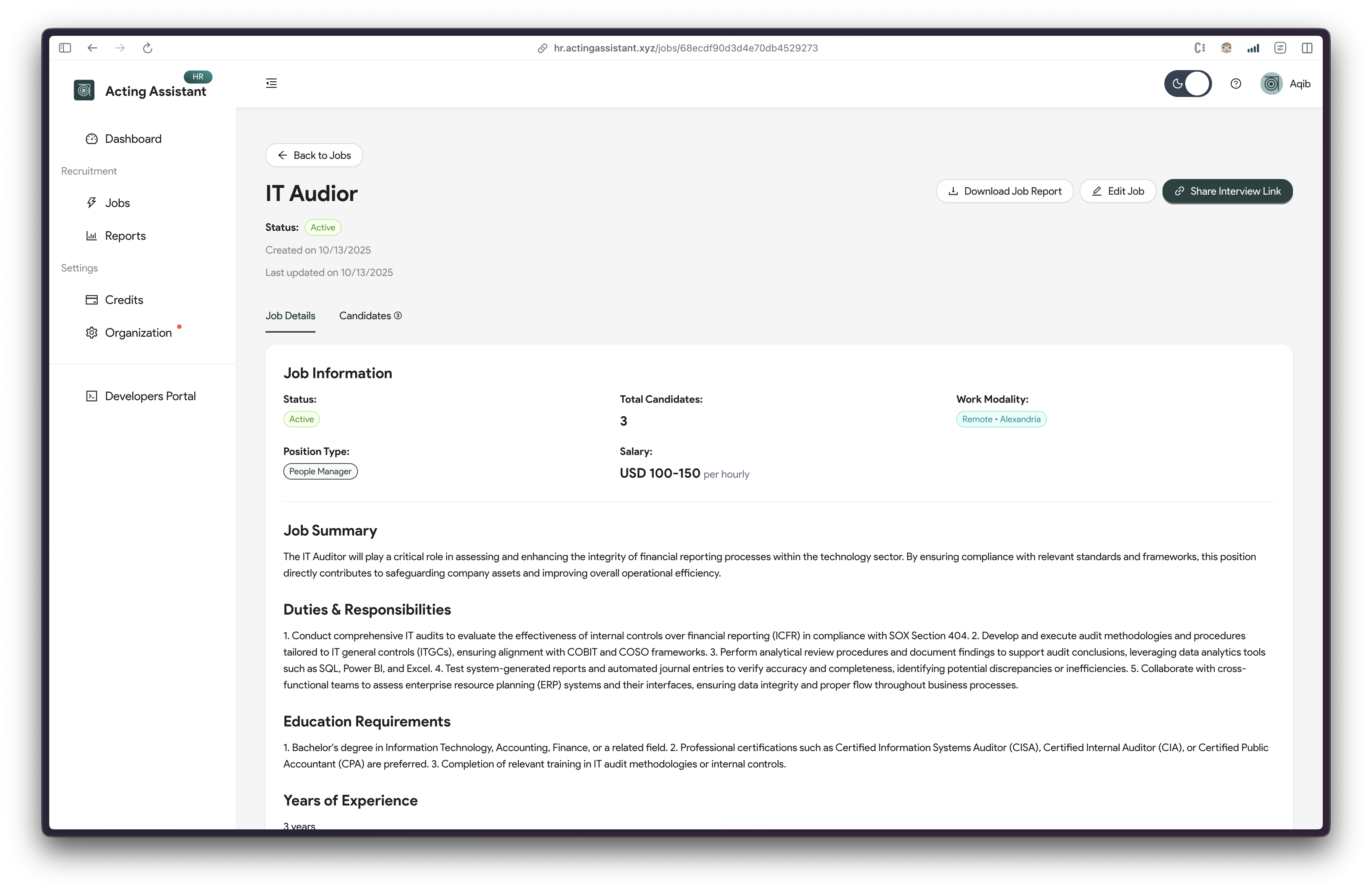 Acting Assistant gallery image